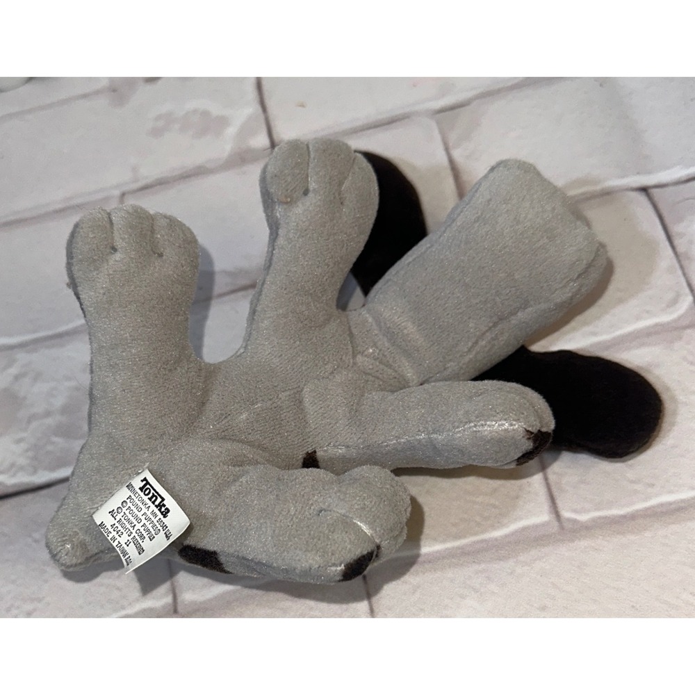 Vintage Tonka Pound Puppies Grey Spotted Dog Plush 1980s Retro‎ Toy 4042 11 - Picture 5 of 7